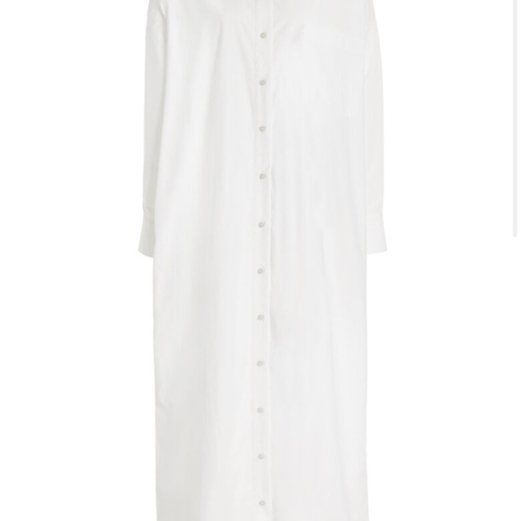Favorite Daughter Ex BF Oversized Cotton Maxi Shirt Dress - Picture 1 of 3